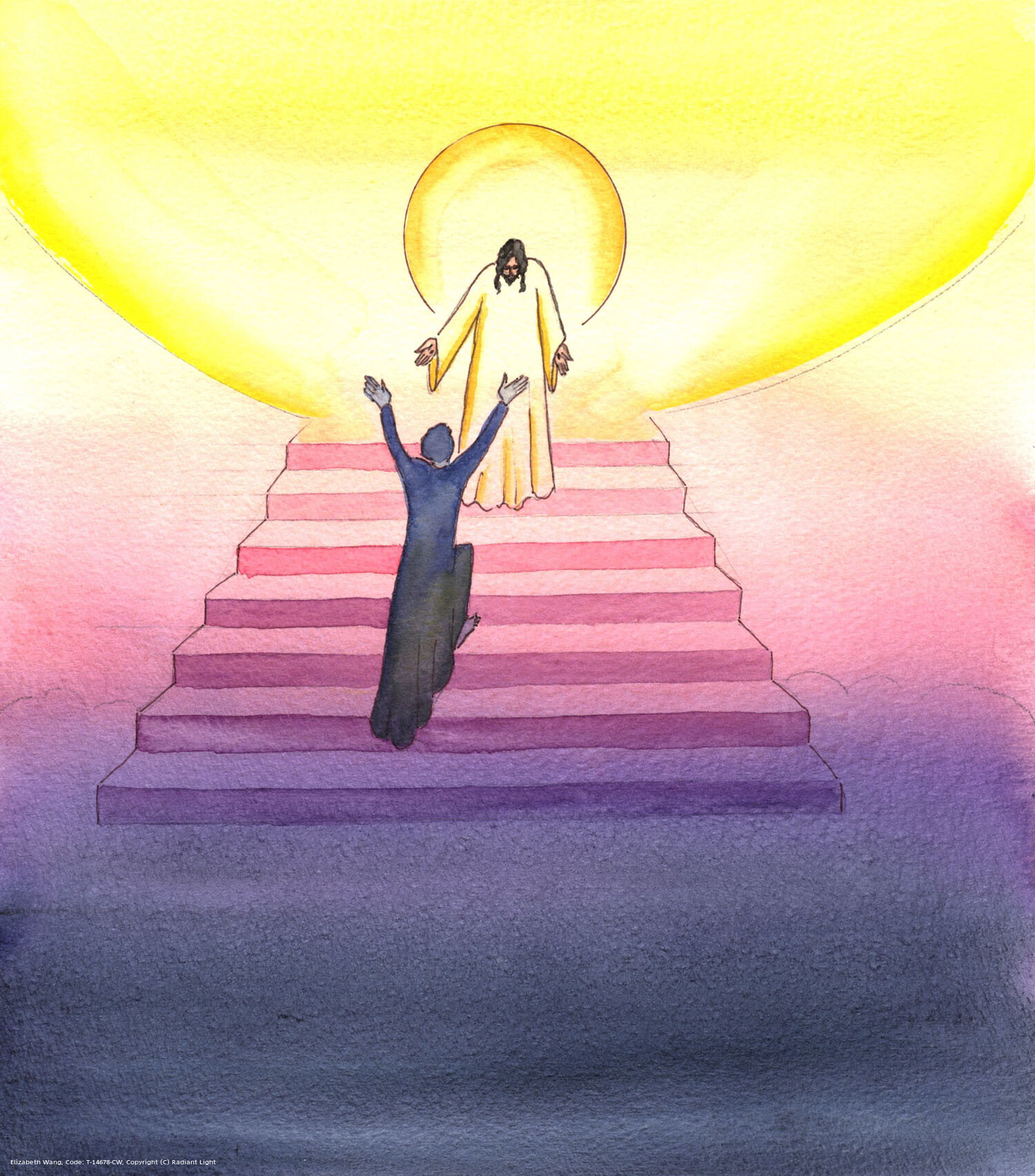 Through the goodness of God the Father and the merits of His Son, our Lord, we can help the Holy Souls by our prayers, including those who usually have no-one to pray for them. We can help them towards Heaven, where they are greeted, and welcomed into glory, to join the Saints at God's Heart. It was with a similar welcome that Christ greeted the Saintly Souls, such as prophets and patriarchs, in the underworld, after His death and before His Resurrection; and He told them that their long wait was nearly over.