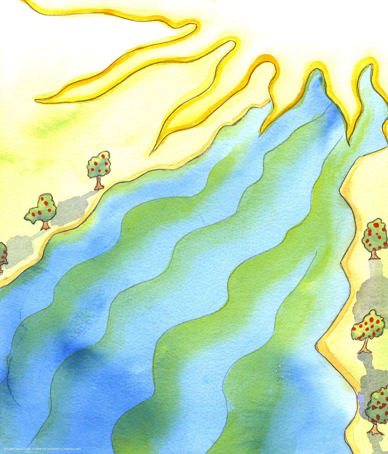 The Book of Revelation describes God's grace as flowing like a river of life-giving water, flowing from His throne and from the Lamb. Do all the thoughts and actions that pour out of our hearts and lives engender charity, make people holy, and do so in every circumstance? Are we God-like, in the fruitfulness of our lives?